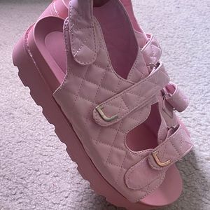 Women’s Bubblegum Platform Sandal.